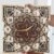 Orologio Mandala oro/marrone 35x35